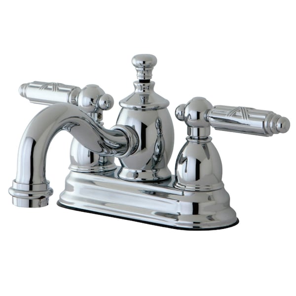 KS7101GL 4" Centerset Bathroom Faucet, Polished Chrome